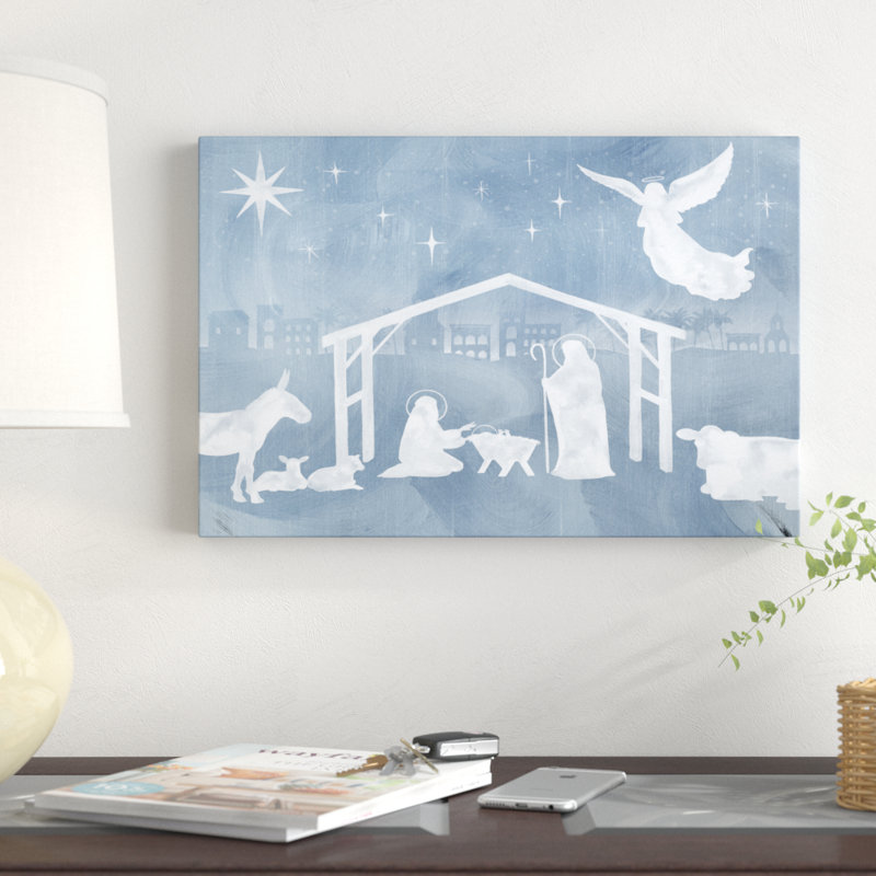 Star of Bethlehem Collection A by Grace Popp - Graphic Art Print, 30cm H x 46cm W, Wrapped Canvas