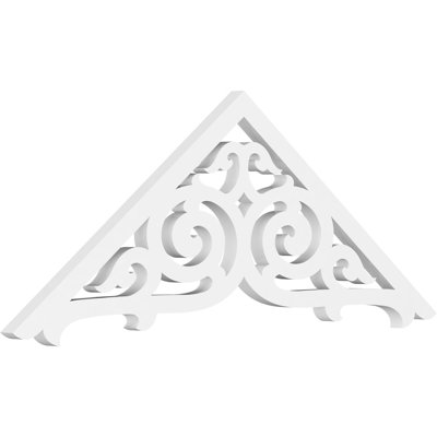 Athens Signature Urethane Gable Pediment, Primed Tan
