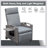 Outdoor Recliner Chair, Patio Recliner with Hand-Woven Wicker, Flip Table Push Back, Adjustable Angle,  Thickness Cushions, Reclining Lounge Chair for Indoor and Outdoor-1665677410-1665677414