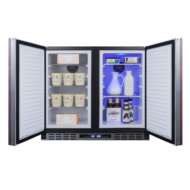 Summit Appliance 5.8 Cubic Feet Convertible Mini Fridge, Panel Ready Door