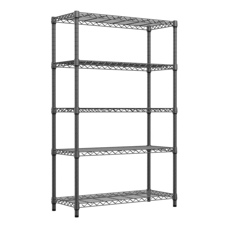 Étagère de rangement en acier 1750 lb Étagère utilitaire 5 niveaux