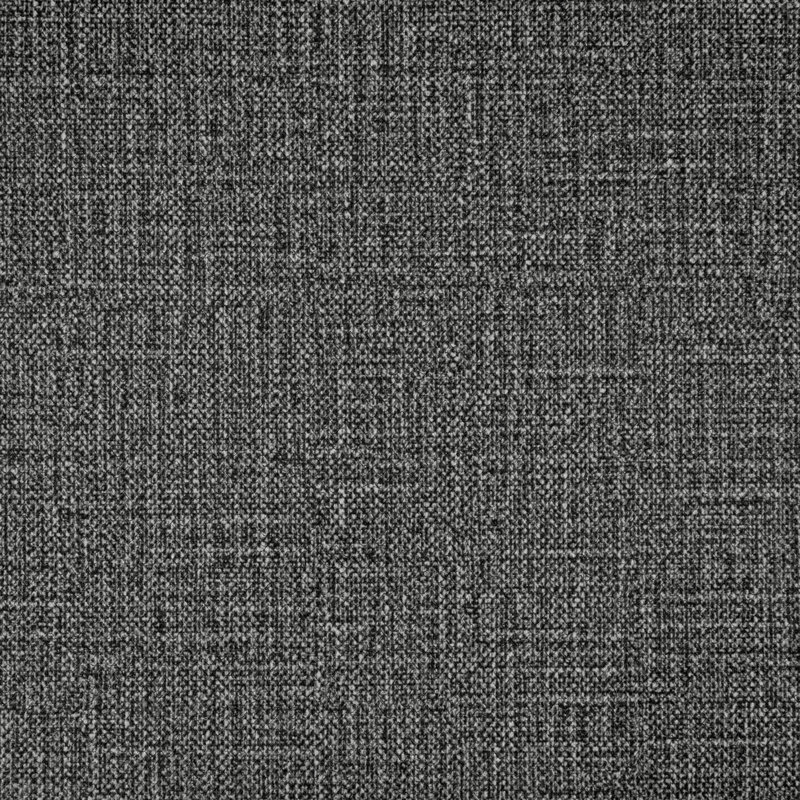 Fauteuil de 27,5 po de large Jakye, Polyester 100 % gris foncé