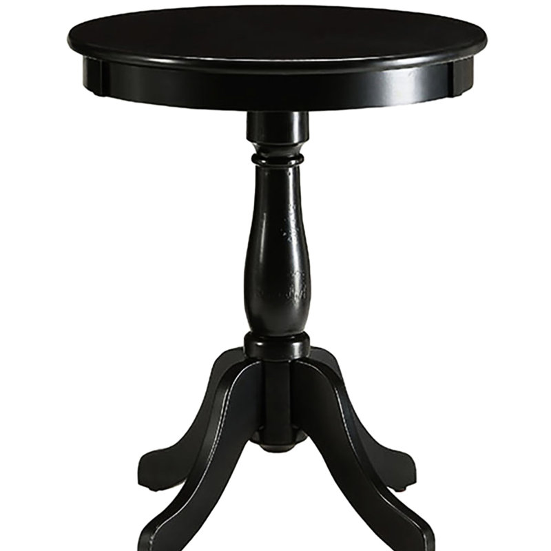 Table d'appoint noire avec construction - idéale pour les petits espaces, les lignes élégantes et douillettes rehaussent les espaces de vie
