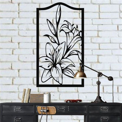 Handmade Plants & Flowers Wall Decor on Metal