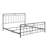 Brookhn Low Profile Open-Frame Metal Standard Bed with Headboard & Footboard-643707677