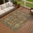 Machine Washable Indoor/Outdoor Chantille ACN2306 Global Rug-1776976395