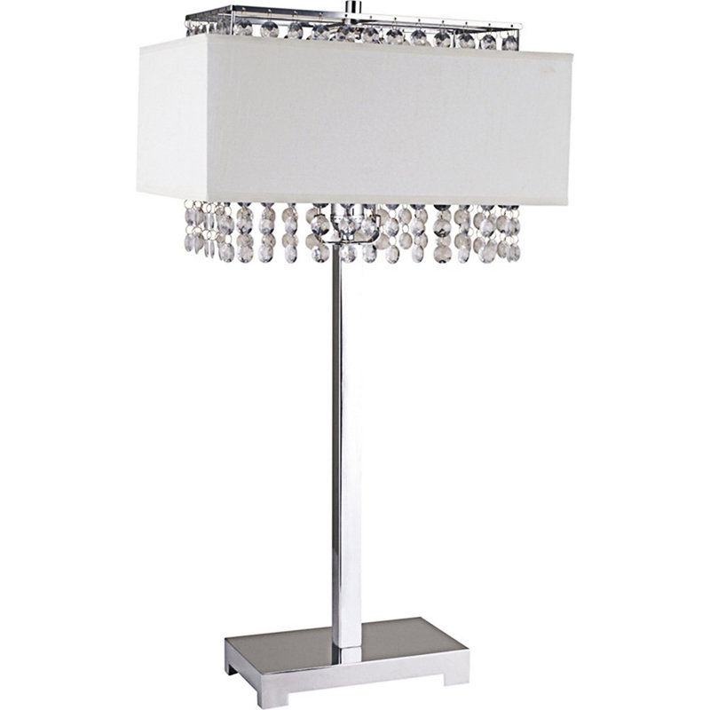 Lampe de table d'appoint en métal