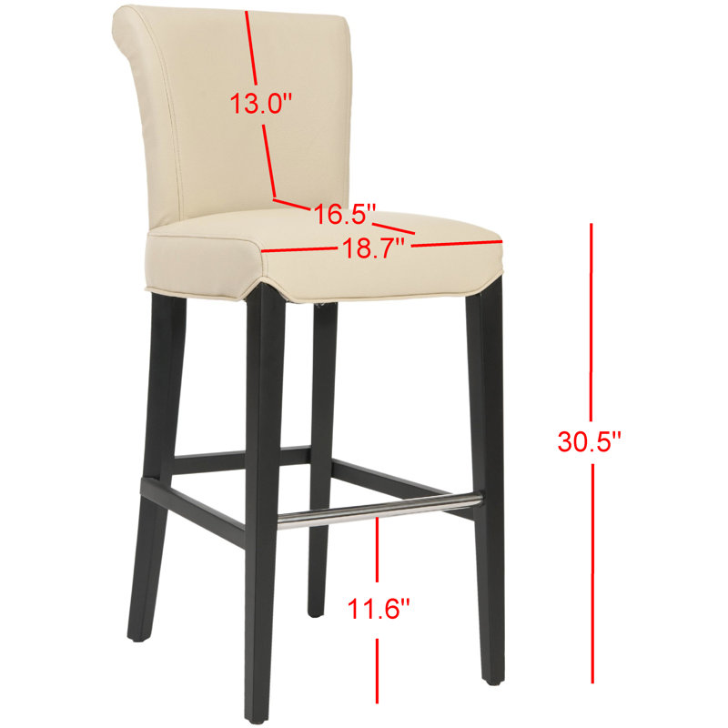 Comptoir et tabouret de bar Bowie, Crème, Tabouret de bar (assise de 30 po de hauteur)