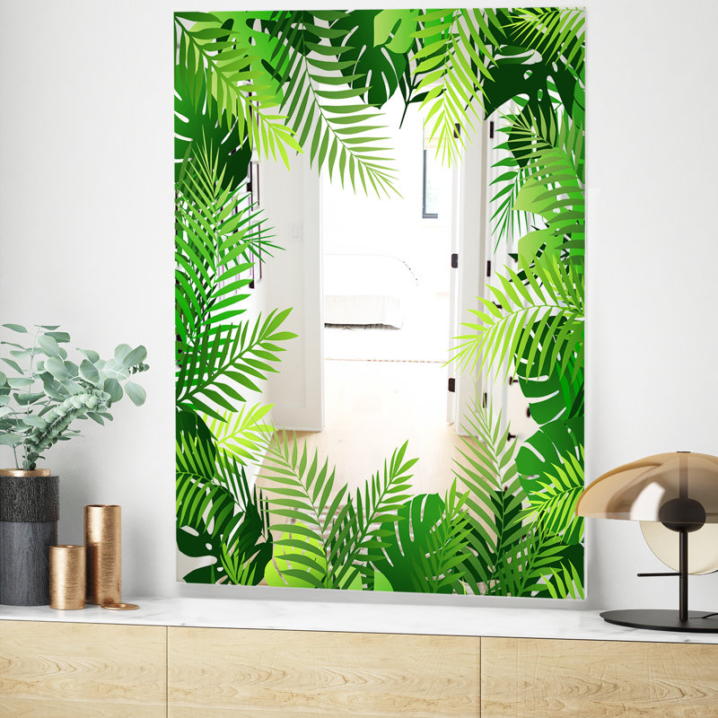 Miroir d'appoint tropical tropical, H 39,4 po x l 29,5 po