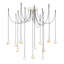 Nula 12 - Light Shaded Tiered Chandeliers