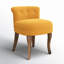 Fauteuil de coiffeuse avec pieds en bois massif Jonna-533703213