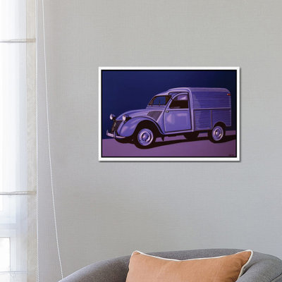 Citroen 2CV AZU 1957 by Paul Meijering - Painting on Canvas