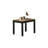 Contemporary Style 3Pc Table Set 1X Coffee Table 2X End Table Faux Marble Top Wooden Legs Primary Living Room-775397791-775397790