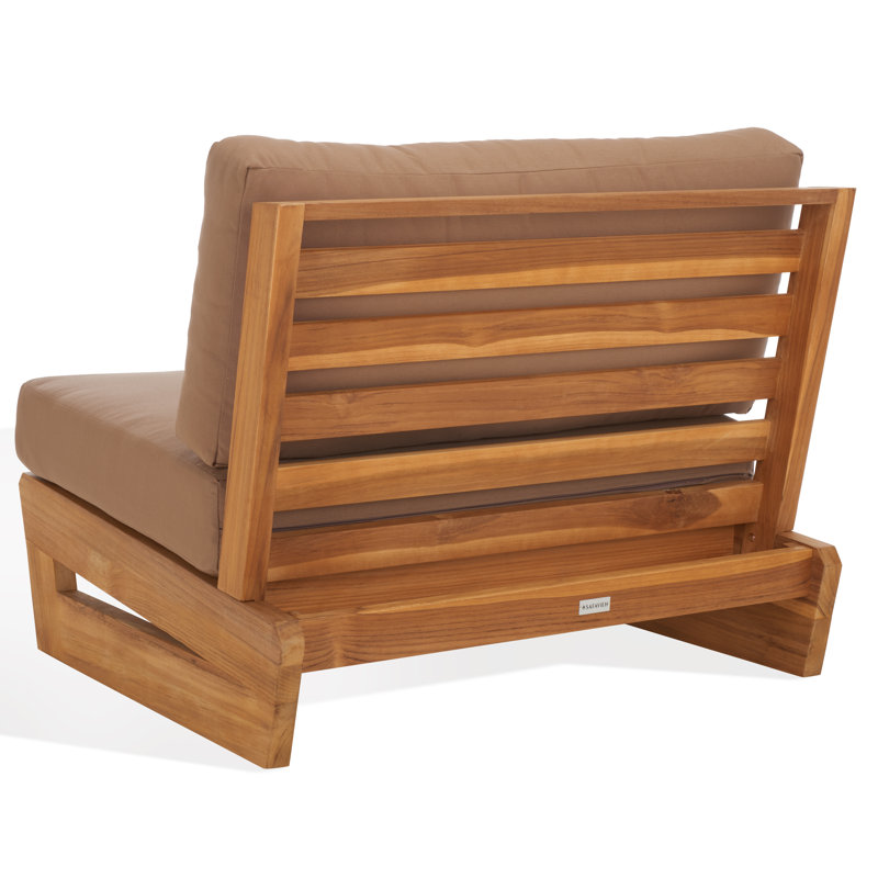 Brazilian Teak Patio Chair, Brown