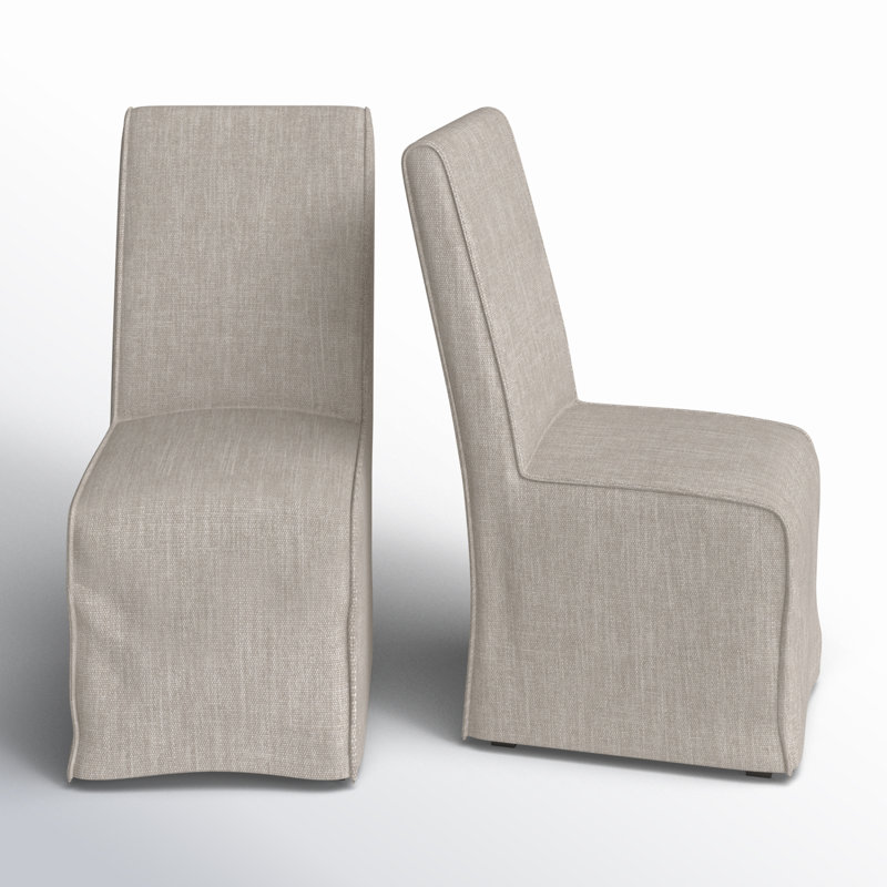 Jordan Upholstered Dining Chair, Polyester Blend Cool Gray