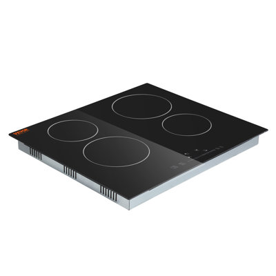 VEVOR Black Electric 4 Burner Cooktop