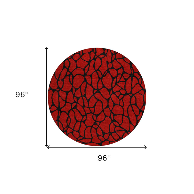 Tapis rond 8 po