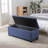 Bacca Fabric Upholstered Storage Bench-918920286