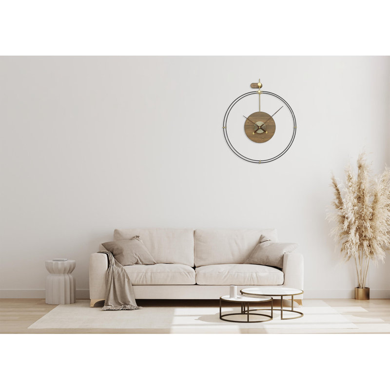 Design Wall Clock The Moon, Medium