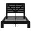 Base de lit plateforme en bois avec tête de lit-528219391-528219387
