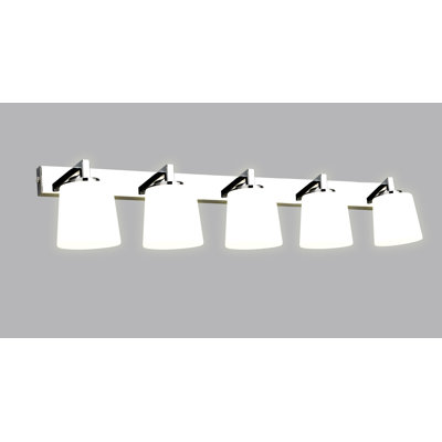 Éclairage pour meuble-lavabo 5 lumières del Bellana