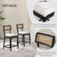 Tabourets de bar Sherpa blancs de 66 cm (26 po) - Ensemble de 2