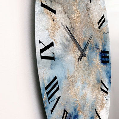 Marble Clouds I - Modern Wall Clock