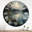 Horloge murale Mysterious Misty Sunset Over Teal Lake IV-93380128