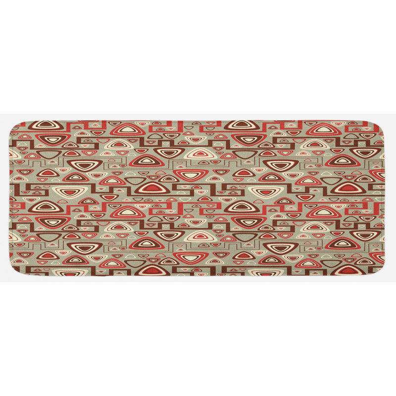 Tapis de cuisine abstrait