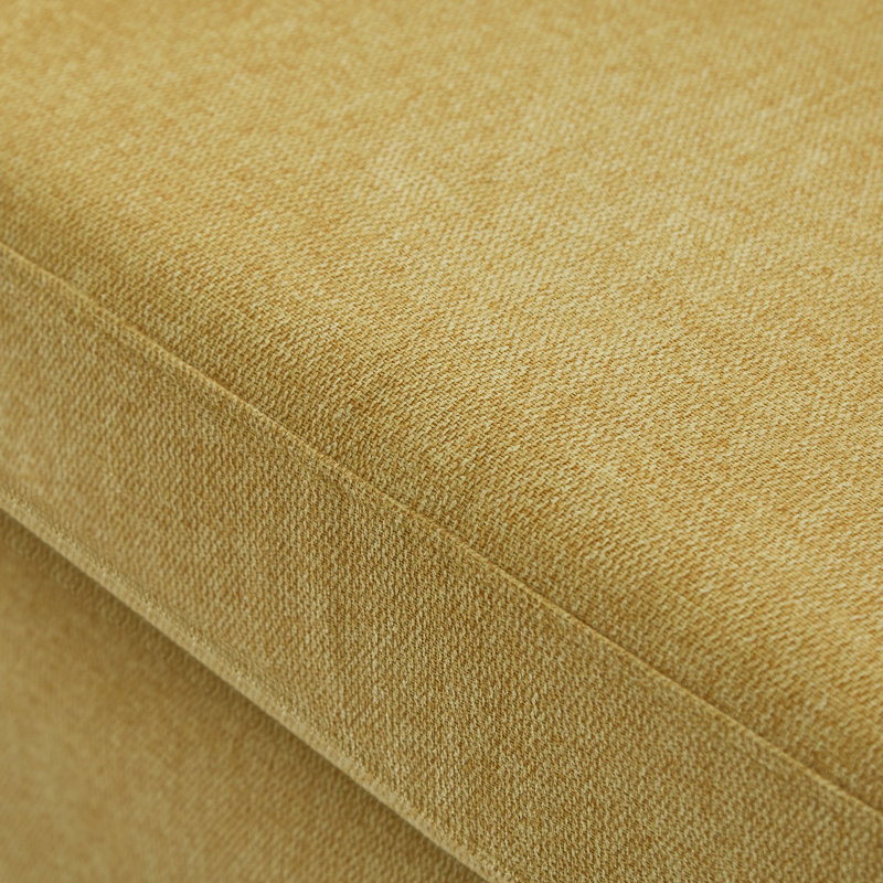 Fauteuil demi-tonneau en polyester 36,6 po Mykel, Mélange de polyester marguerite