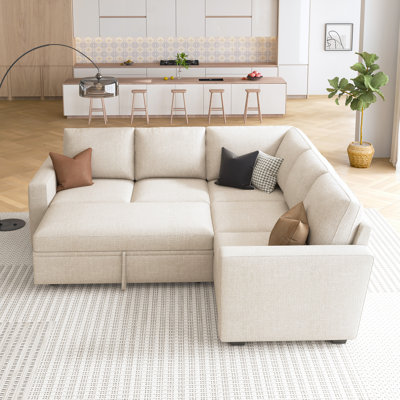 Tolzmann Sectional Sofa With 2 Ottomans