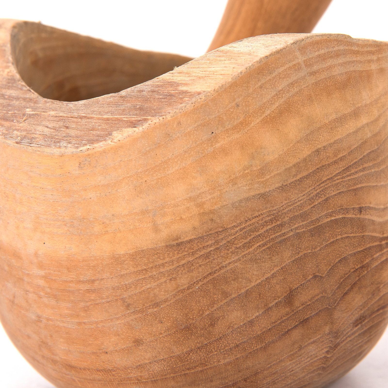 Aster Wood Mortar And Pestle Set