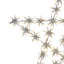  Luminaire en forme de flocon de neige en métal blanc mesurant 432 DEL