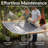 2-Person Quilted Polyester Spreader Bar Hammock - Mountainside-870824557