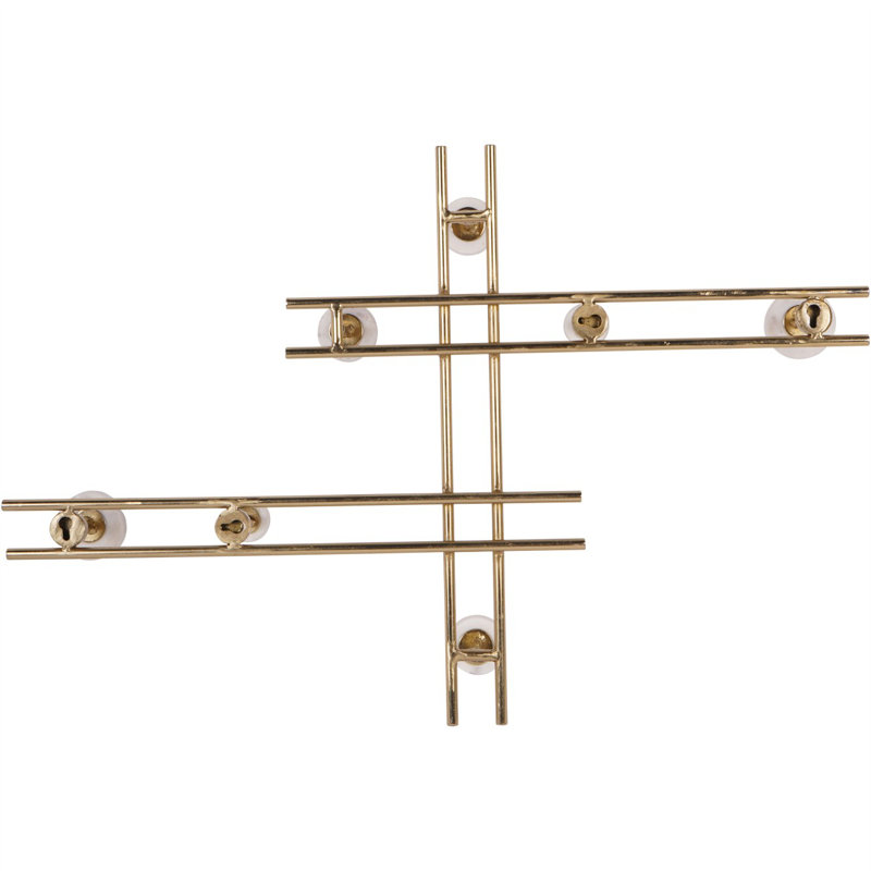 Iron Wall 7 - Hook Coat Rack
