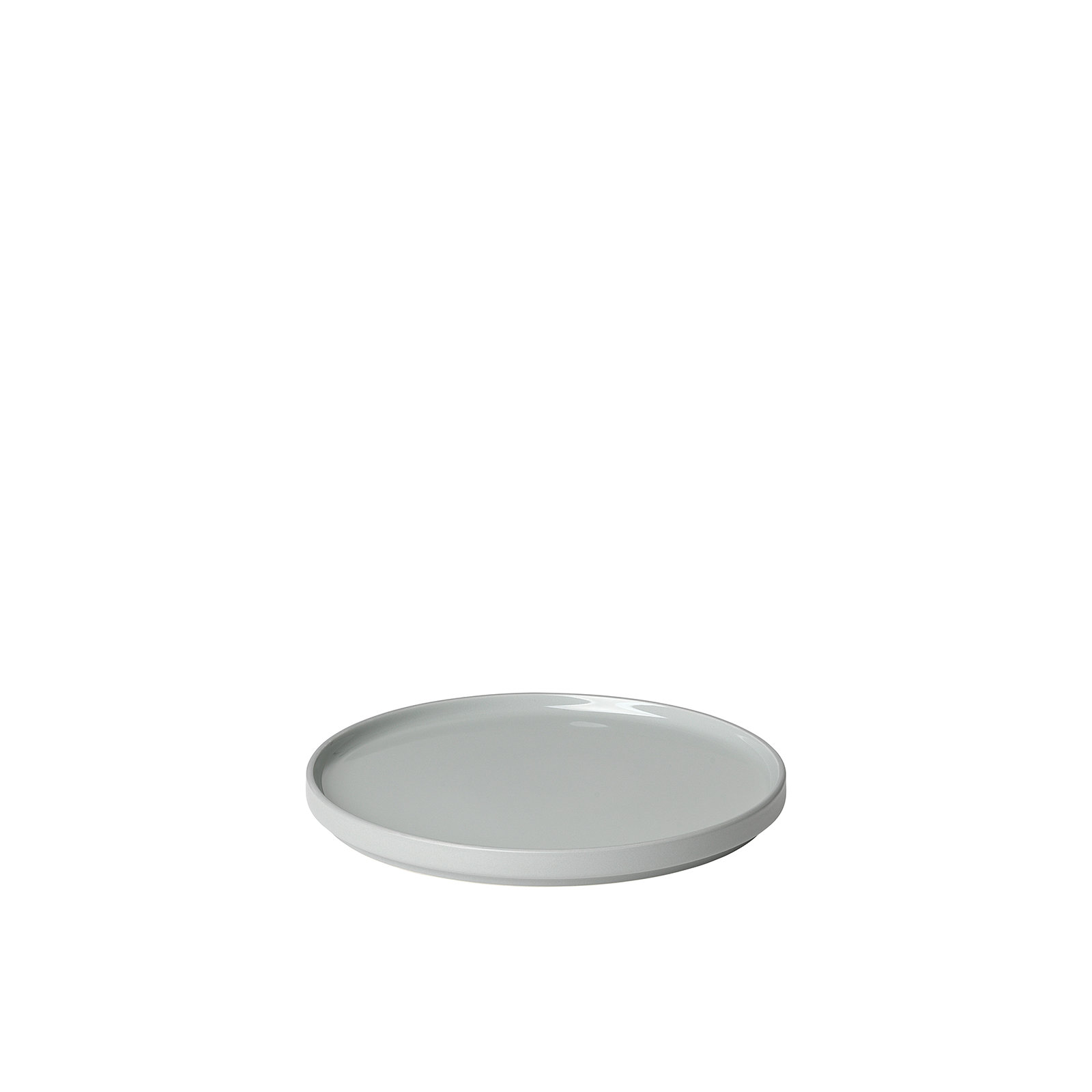 PILAR Stoneware 8" Dessert Plate, Gray