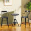 Tabouret en bois massif Brilyn-1353791371