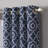 Ralon Polyester / Linen Light-Filtering Geometric Print Curtain Panel with Grommet Top-406228343-406228297