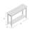 Carbin 48" Console Table with Shelf-1396063657