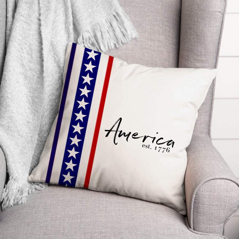 Reversible Throw Pillow, 16" x 16"