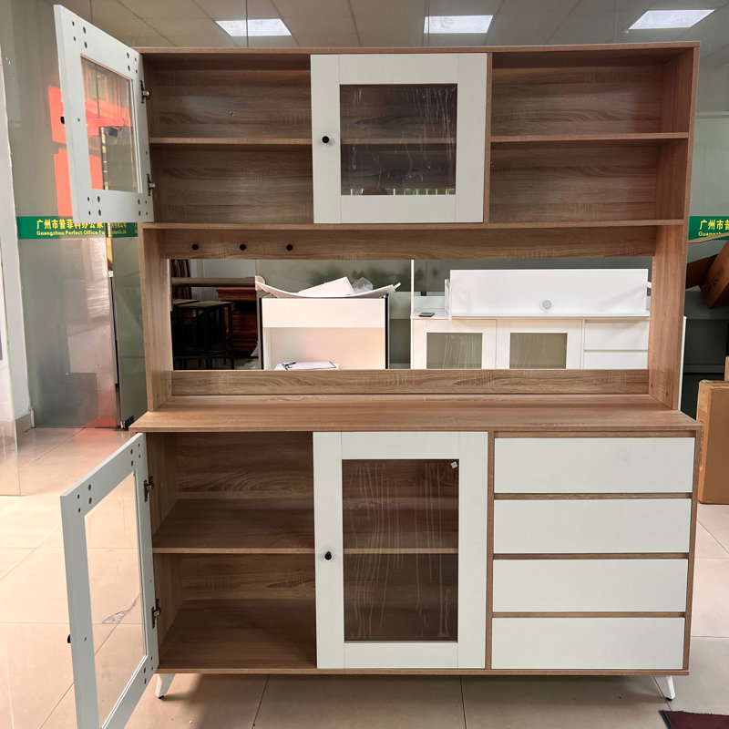 63'' Sideboard, Maple cherry/White