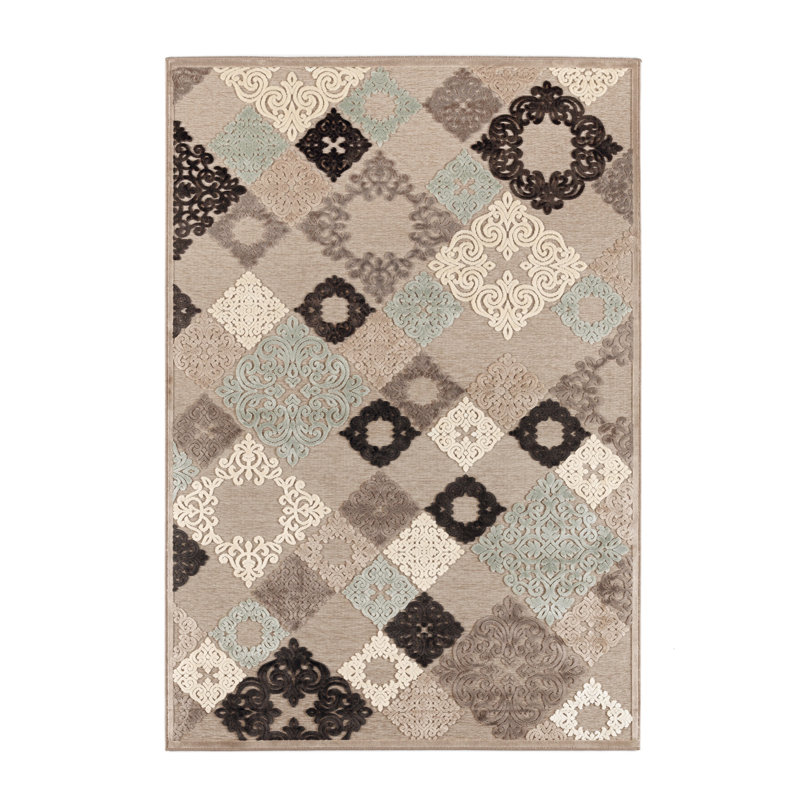 Artin Geometric Hand Woven Area Rug, Rectangle 200 x 290cm