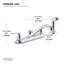 Double Handle Kitchen Faucet with Side Spray