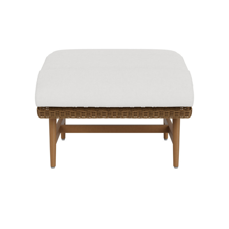 Outdoor Ottoman, White