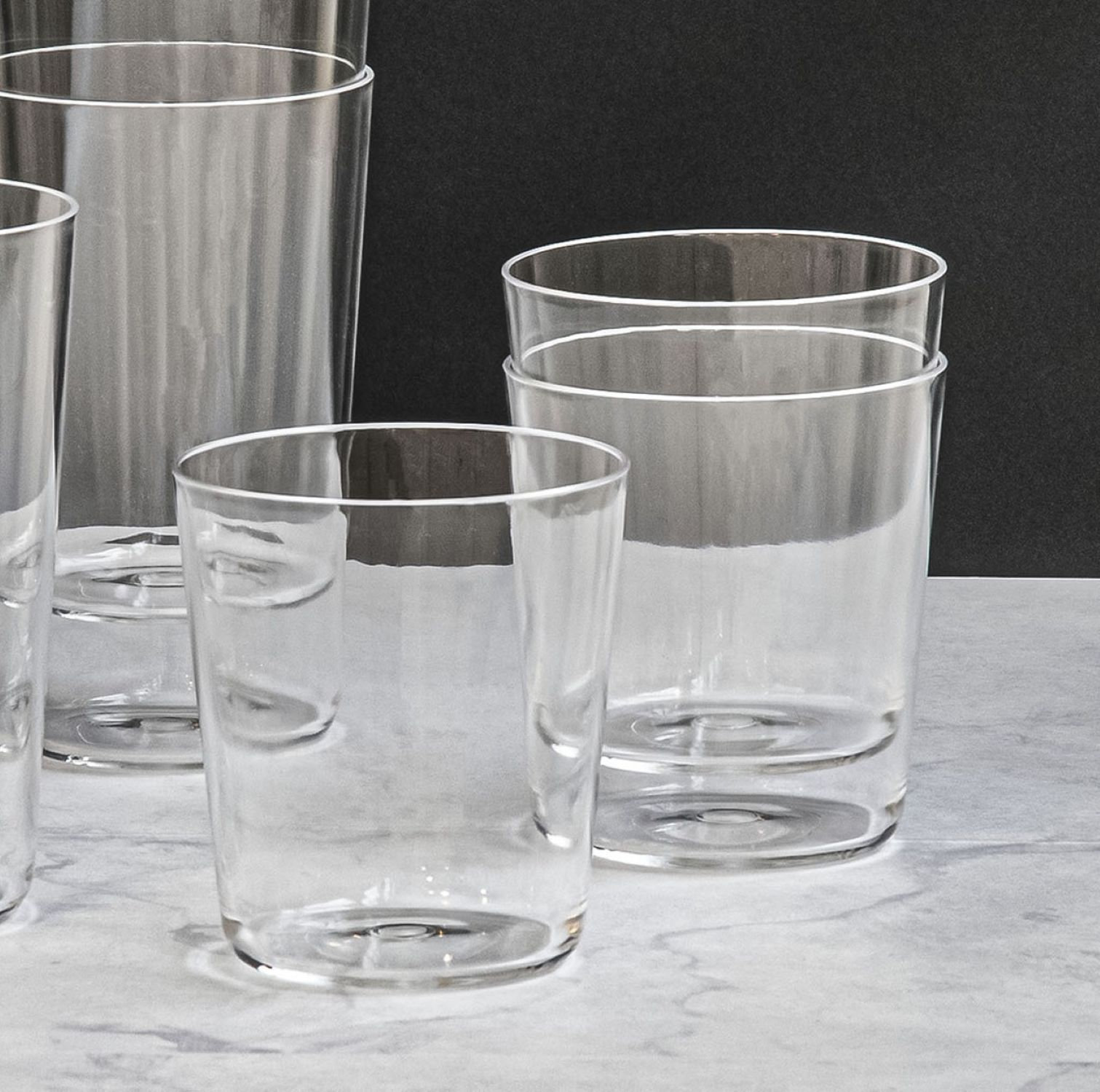 Plastic Whiskey Glass, Clear