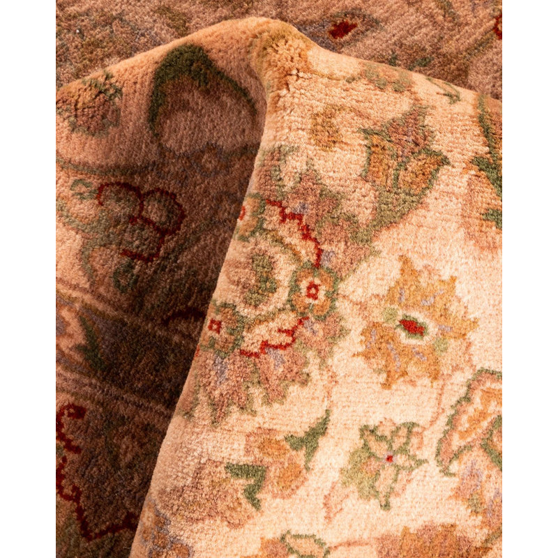 Fine Vibrance One-of-a-Kind 3' 1" x 5' 5" Hand Knotted Area Rug