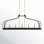 Kenmore 5 - Light Metal Dimmable Kitchen Island Chandelier