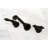 Kingston Brass English Country Two-Handle 3-Hole Wall Mount Bathroom Faucet-36945263