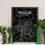Prague City Map - No Frame Print-965483762