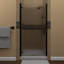 Porte de douche à charnière demi-cadre l 30 po x H 67 po MP-42572258-42572261